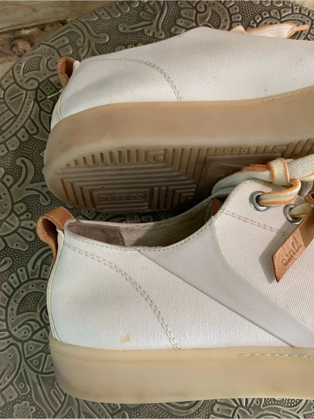 Paul Green PGB Zero 1 Pure Go White Casual Low-Top Sneakers, 9.5 / 10